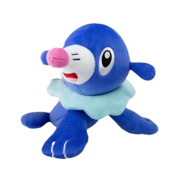 Tomy Pokemon POPPLIO Plush Open Mouth Version 8 Inch 2017 - Picture 1 of 6